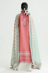 SANDAL-10B | Unstitched Lawn 2024 | Zara Shahjahan
