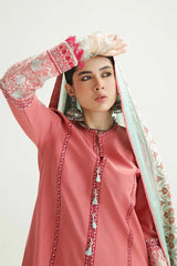 SANDAL-10B | Unstitched Lawn 2024 | Zara Shahjahan