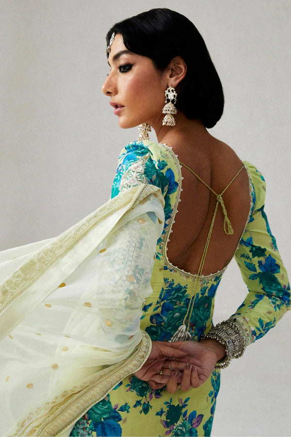 PHOOL KARI-13A | Unstitched Lawn 2024 | Zara Shahjahan
