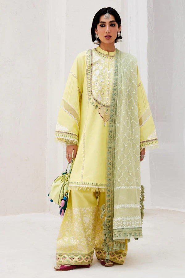 DILARA-15A | Unstitched Lawn 2024 | Zara Shahjahan