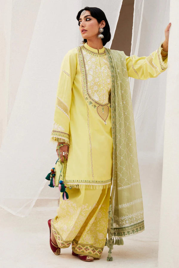 DILARA-15A | Unstitched Lawn 2024 | Zara Shahjahan