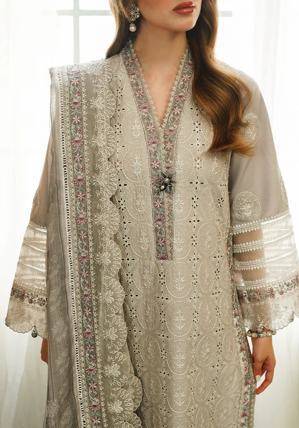 ZQT 002 ROSEMARY | Tresor Luxury Lawn'24 | Zarqash