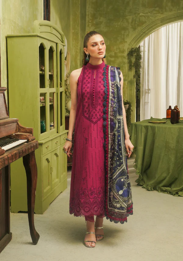 ZQT 0012 ROSA | Tresor Luxury Lawn'24 | Zarqash