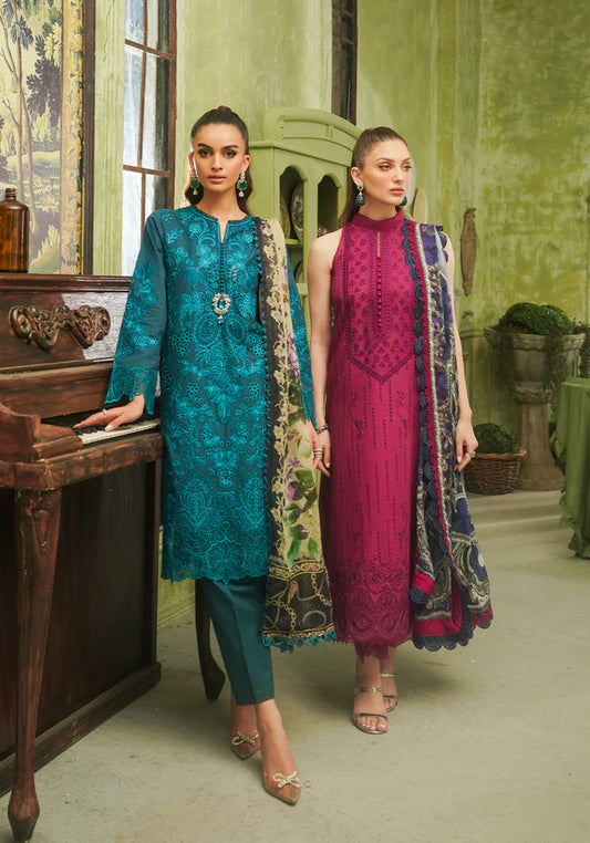 ZQT 0012 ROSA | Tresor Luxury Lawn'24 | Zarqash