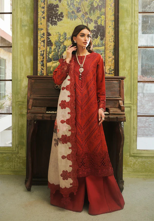 ZQT 007 ROSALINE | Tresor Luxury Lawn'24 | Zarqash