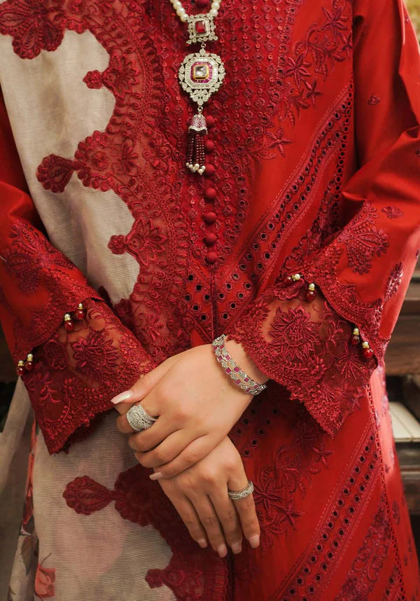 ZQT 007 ROSALINE | Tresor Luxury Lawn'24 | Zarqash